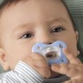 CHICCO Cumlík Physio Dual Soft silikónový chlapec 16-36m, 2 ks