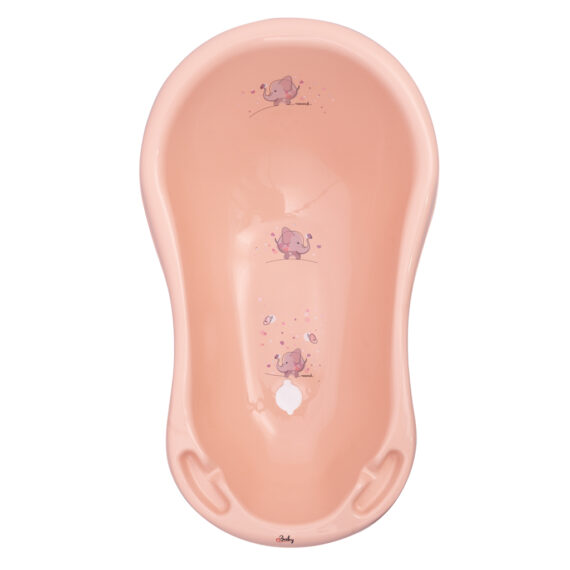 MALTEX Vanička so zátkou Sloník Minimal 100 cm - peach pink