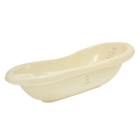 MALTEX Vanička Zebra 100 cm so štupľom a protišmykovou podložkou - béžová