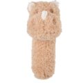 NATTOU Hračka plyšová hrkálka Teddy nosorožec 14 cm, 0m+