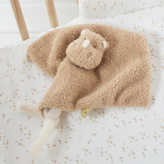 NATTOU Maznáčik plyšový Teddy nosorožec 28 x 28 cm, 0m+