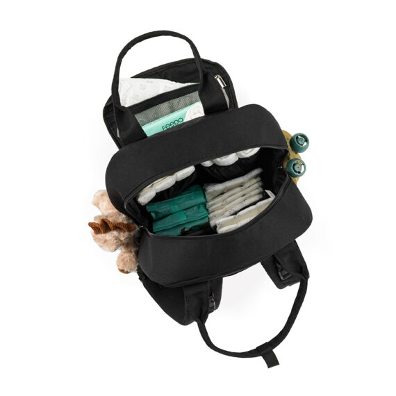 FEEDO Batoh prebaľovací na kočík Black