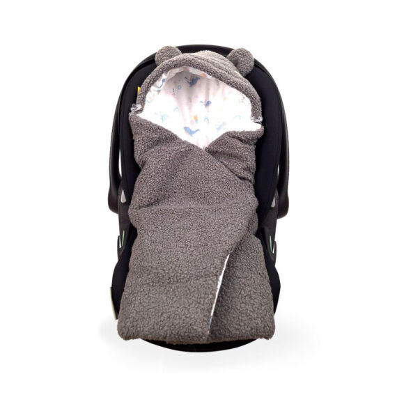 XKKO LUX Zimný zavinovací fusak do autosedačky - Sky Whale