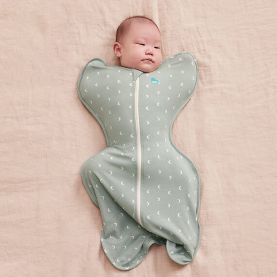 Love To Dream Zavinovačka Swaddle UP - veľkosť M - olivová/mesiac ETAP1 - 1 TOG Originál