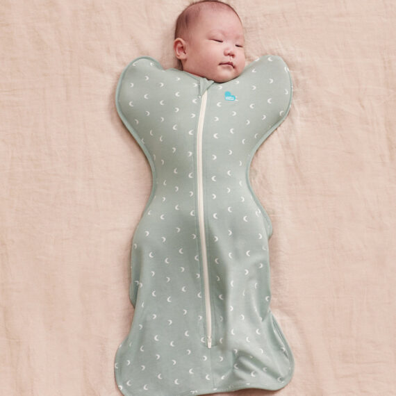 Love To Dream Zavinovačka Swaddle UP - veľkosť M - olivová/mesiac ETAP1 - 1 TOG Originál