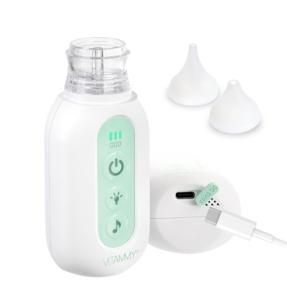 VITAMMY PICOLINO 7 Nosová elektrická odsávačka hlienov pre deti, 2 nástavce, 3 režimy