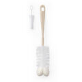 BABYONO Kefa na dojčenské fľaše s mini kefkou Beige