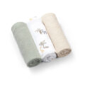BABYONO Plienky mušelínové Super Soft 3 ks, Green 70 x 70 cm