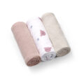 BABYONO Plienky mušelínové Super Soft 3 ks, Grey 70 x 70 cm