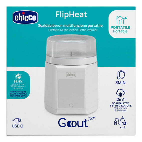 CHICCO Ohrievač a sterilizátor dojčenských fliaš Portable