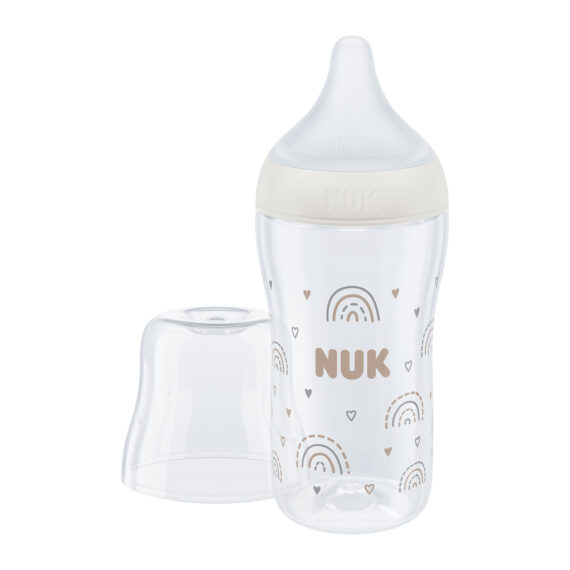 NUK Fľaša dojčenská s kontrolou teplotyPerfect Match 260 ml bílá