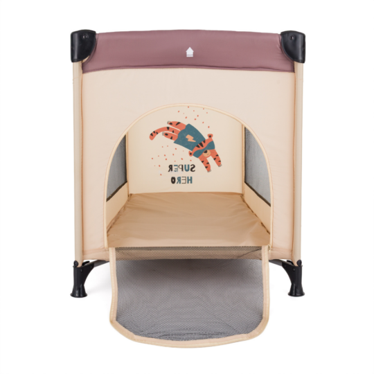 PETITE&MARS Postieľka cestovná Koot - Tiger Super Hero