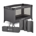 PETITE&MARS Postieľka cestovná Koot Lite, Dark Grey