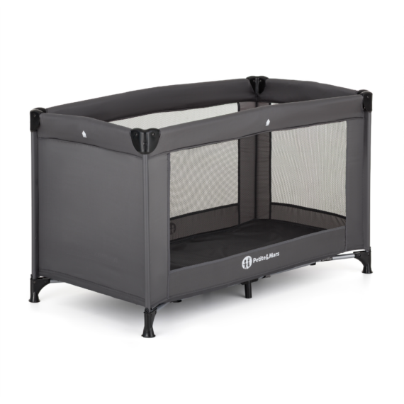 PETITE&MARS Postieľka cestovná Koot Lite, Dark Grey