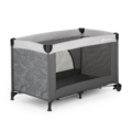 PETITE&MARS Postieľka cestovná Nyja Urban Jungle Charcoal