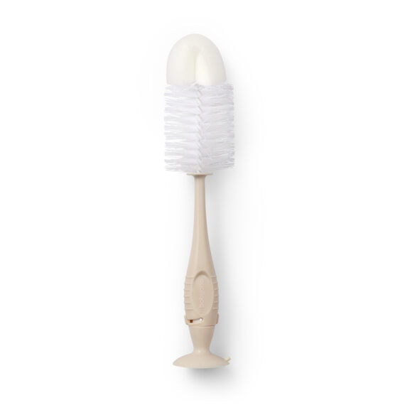 BABYONO Kefa na fľaše a cumlíky s prísavkou Beige