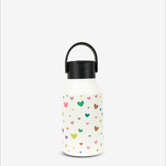 Runbott Mii Nerezová termofľaša s izoláciou – 350ml, Krémová Konfetti