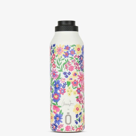 Runbott Mii Nerezová termofľaša s izoláciou – 600ml, Kvety