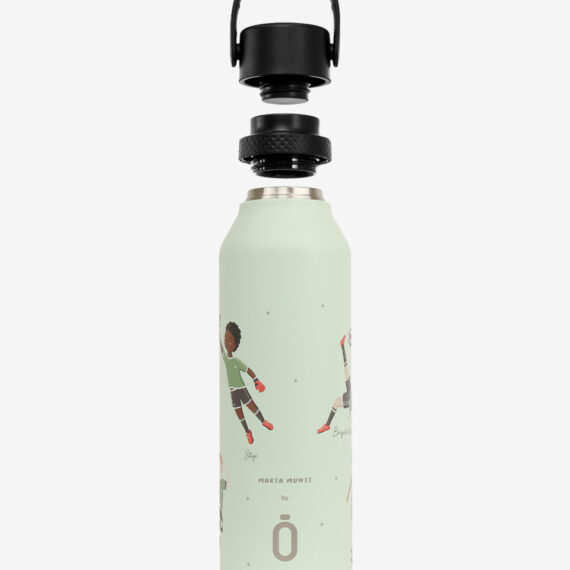 Runbott Mii Nerezová termofľaša s izoláciou – 600ml, Futbalová lopta