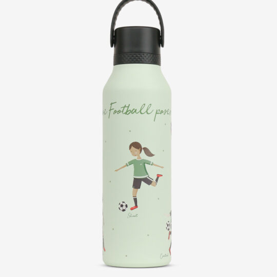 Runbott Mii Nerezová termofľaša s izoláciou – 600ml, Futbalová lopta