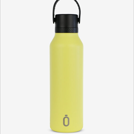 Runbott Mii Nerezová termofľaša s izoláciou – 600ml, Citrónová žltá