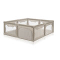 LIONELO Ohrádka pre deti Willow XL Beige Sand 187 x 207 cm