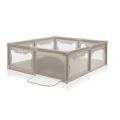 LIONELO Ohrádka pre deti Willow XL Beige Sand 187 x 207 cm