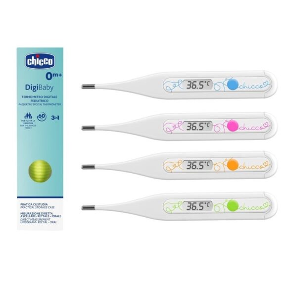 CHICCO Teplomer digitálny Digi Baby modrý