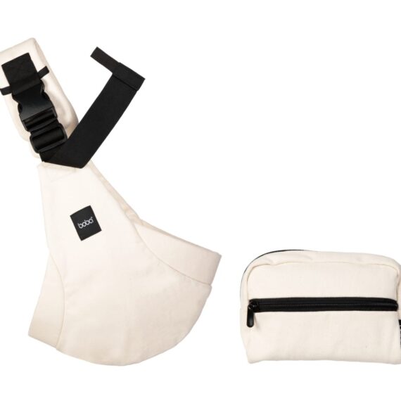 Boba Buddy Sling Ergonomický bedrový nosič na bok (8–20 kg), 100% bavlna - krémový