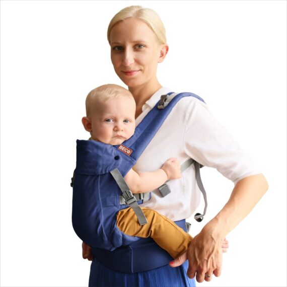 BECO Gemini: Ergonomický nosič 4-v-1 - modrý