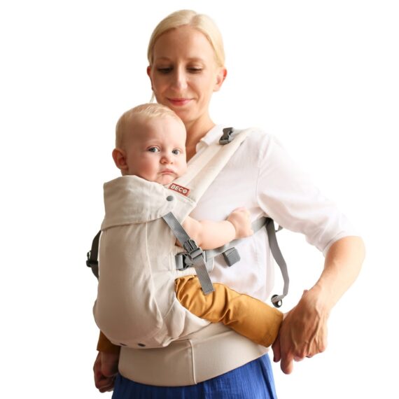BECO Gemini: Ergonomický nosič 4-v-1 - krémový