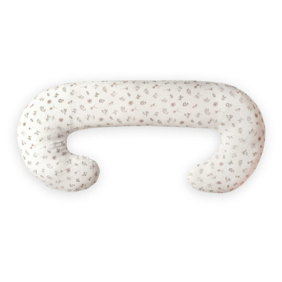 CEBA Vankúš na dojčenie Cebuška Duo Mušelín Small Twigs 300 cm