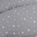 CEBA Vankúš na dojčenie Cebuška Duo Žerzej Grey Stars 300 cm