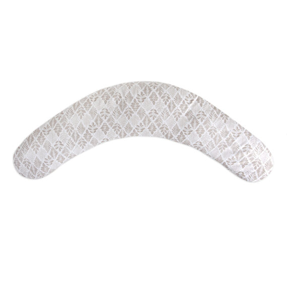 CEBA Vankúš na dojčenie Cebuška Multi Žerzej Brown Leaves 190 cm