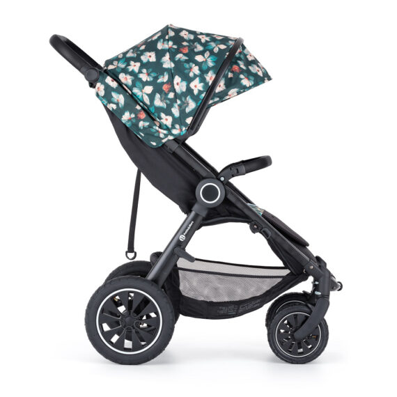 PETITE&MARS Kočík Street+ Air Black Limited 100 Flowers