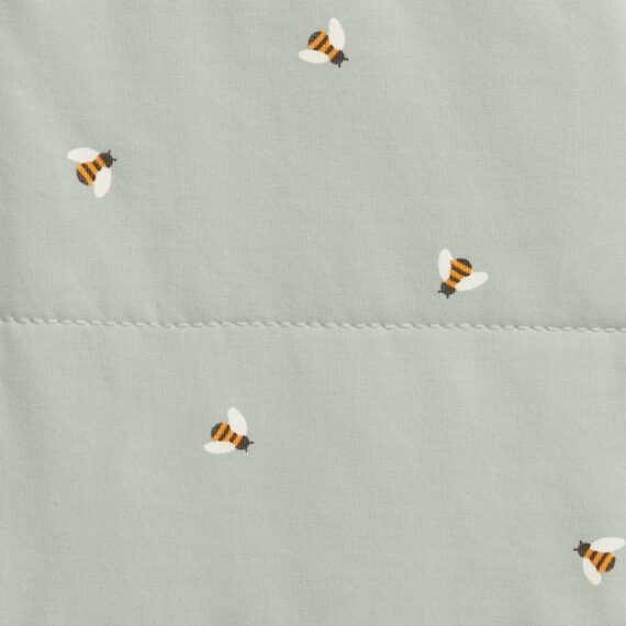 Love To Dream Swaddle UP Zavinovačka - veľkosť S - olivová/včielky - 1. FÁZA - 2,5 TOG