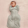 Love To Dream Swaddle UP Zavinovačka - veľkosť XS - olivová/včielky - 1. FÁZA - 2,5 TOG