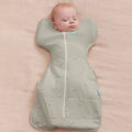 Love To Dream Swaddle UP Zavinovačka - veľkosť XS - olivová/včielky - 1. FÁZA - 2,5 TOG