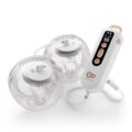 KINDERKRAFT Odsávačka materského mlieka Double Hands-free Gentle Flow Gold