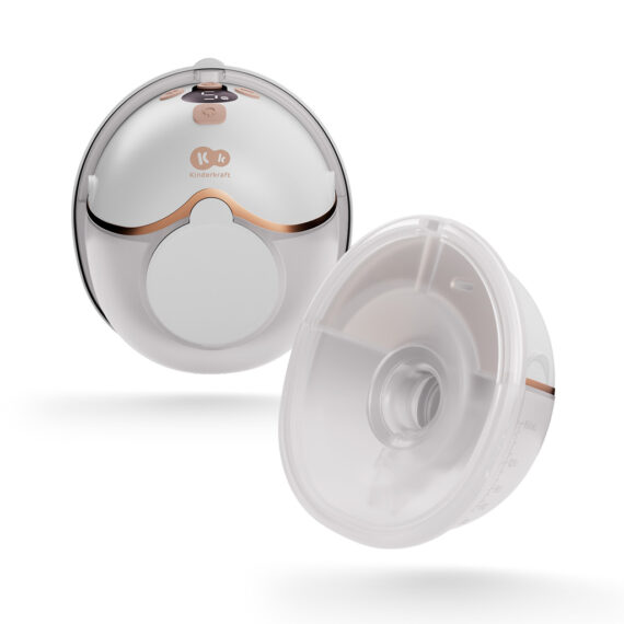 KINDERKRAFT Odsávačka materského mlieka Single Hands-free Mamaflow Gold