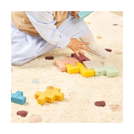 Miniland Mäkké gumové kocky so zvieratkami (sada)