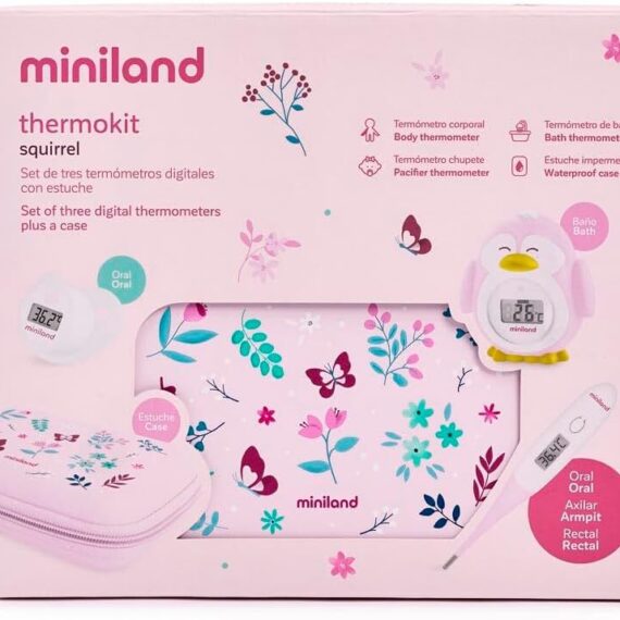 Miniland Sada 3 digitálnych teplomerov Dreamland - Veverička