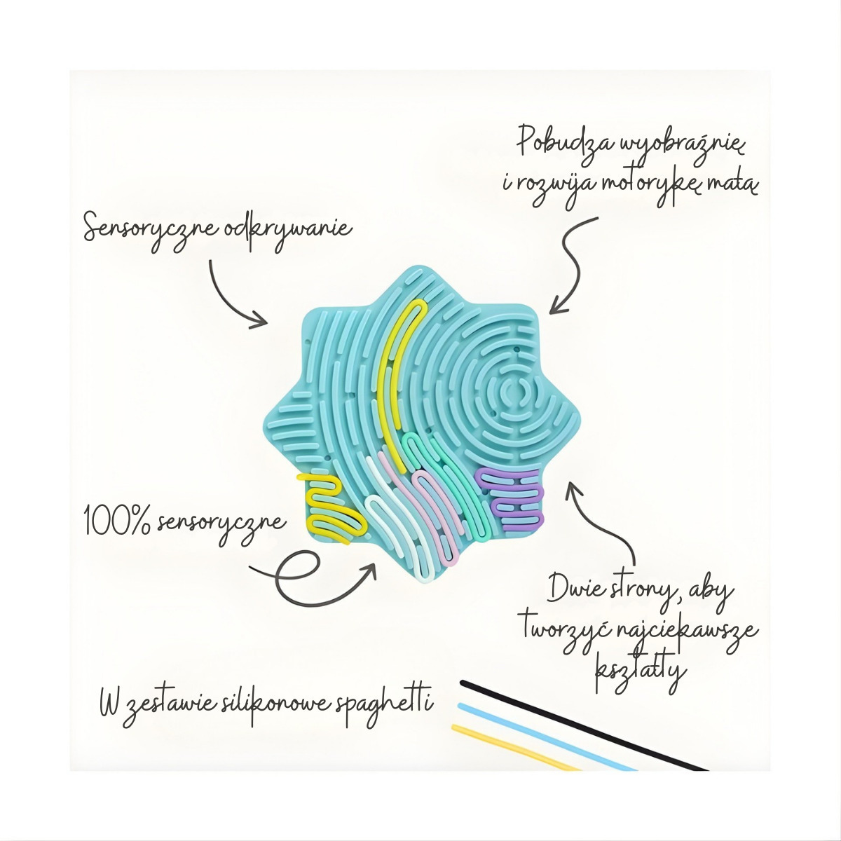 Miniland Flexihetti Senzorické puzzle – Hviezda