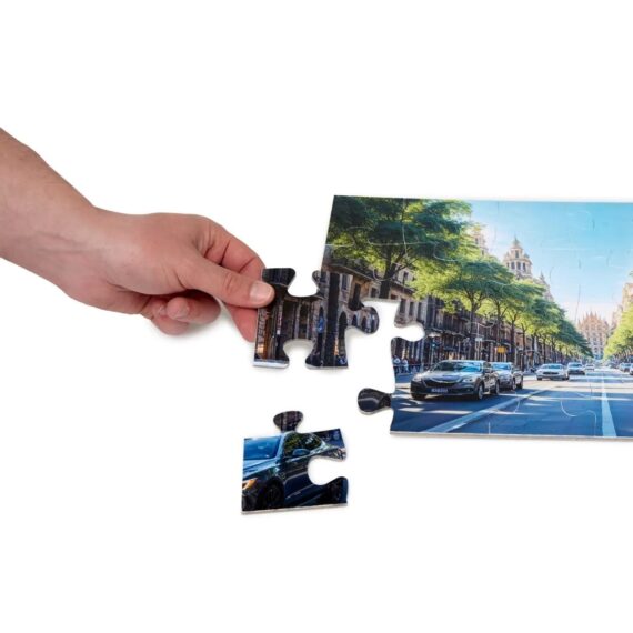 Miniland Vzdelávacie puzzle Svet v kúskoch Mind&Move – Mapa sveta pre deti