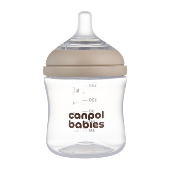CANPOL BABIES Fľaša antikoliková Natural shape 150ml