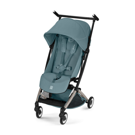 CYBEX Golfový kočík Libelle Stormy Blue Gold (Taupe Frame) Gold