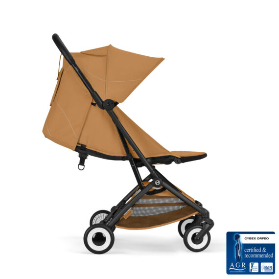 CYBEX Golfový kočík Orfeo Cinnamon Yellow (Black Frame) Gold