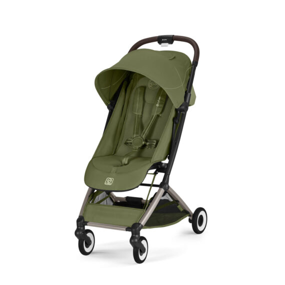 CYBEX Golfový kočík Orfeo Moss Green Gold (Taupe Frame) Gold