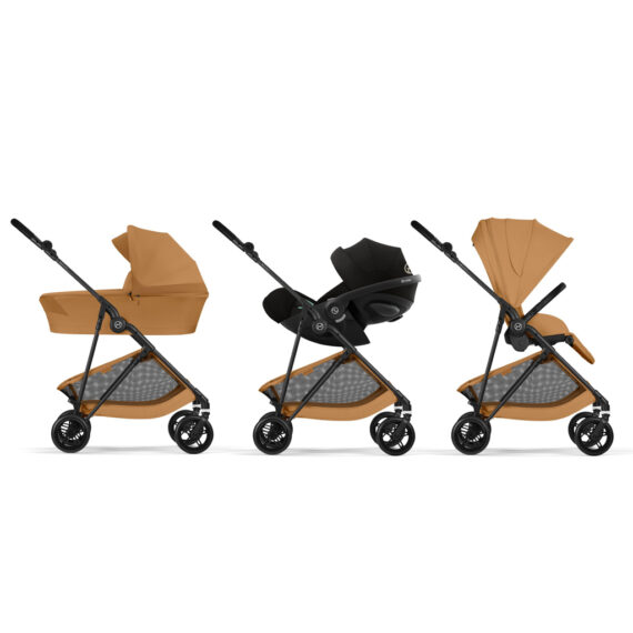 CYBEX Športový kočík Melio Carbon Cinnamon Yellow  Gold