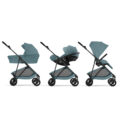 CYBEX Športový kočík Melio Carbon Stormy Blue Gold